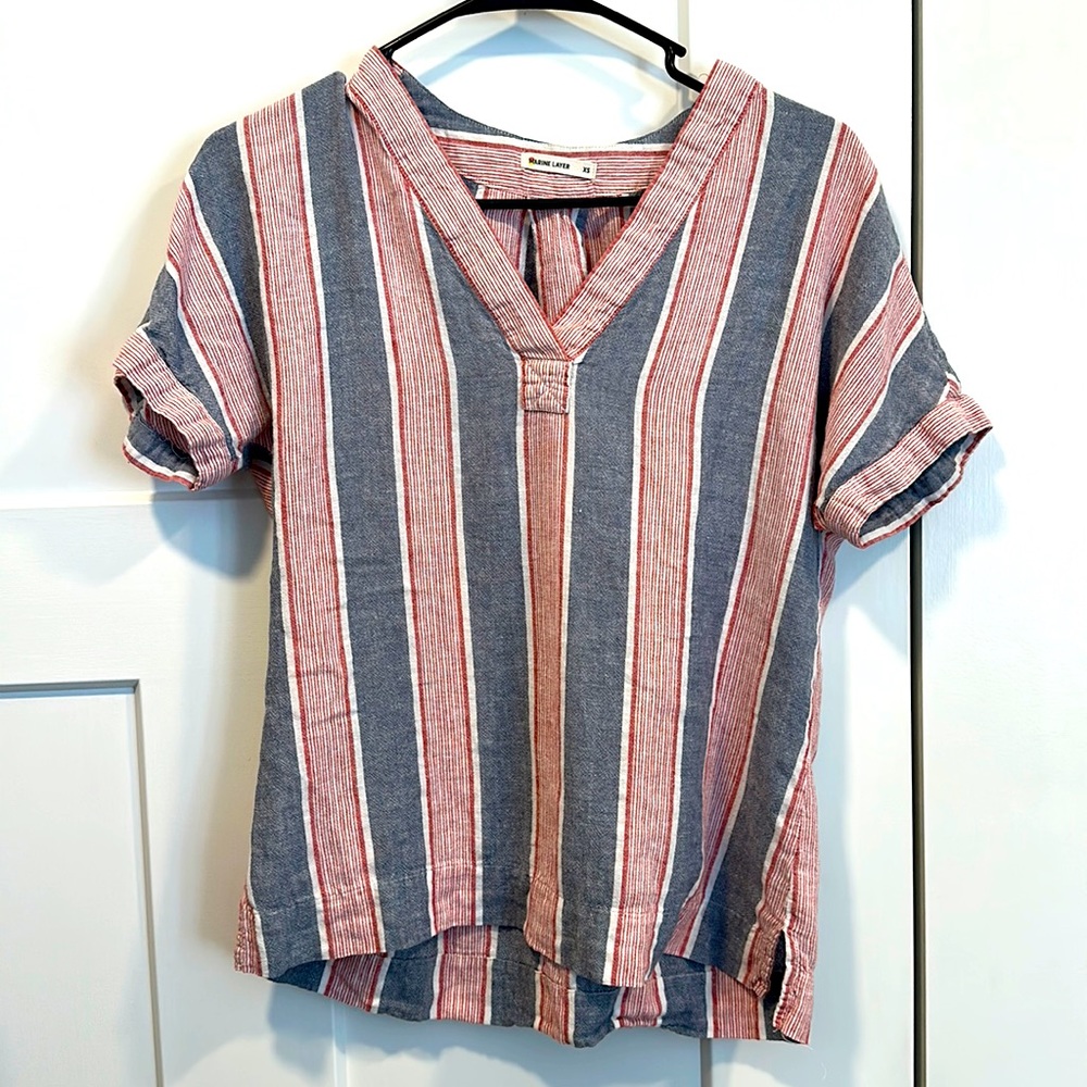 Marine Layer Linen Top